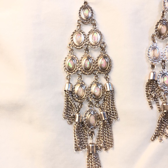 Tassel Statement Earrings - Picture 2 of 2